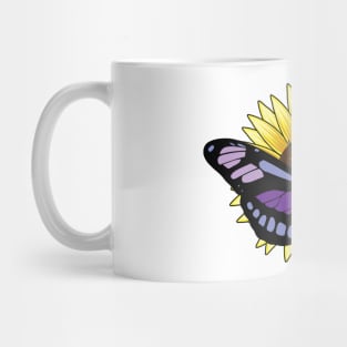Butterfly with Sunflower Mug